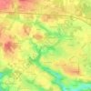 Carte topographique Bocaran, altitude, relief
