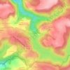 Carte topographique Barrage des Cammazes, altitude, relief