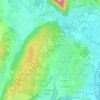 Carte topographique Lachat, altitude, relief
