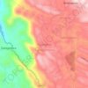 Carte topographique Warakagoda, altitude, relief