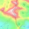 Carte topographique Mount Gould, altitude, relief