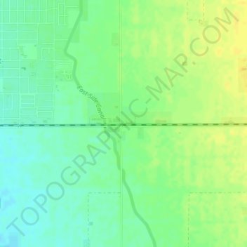 Carte topographique Patch, altitude, relief