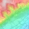 Carte topographique Vincy, altitude, relief