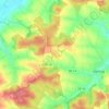 Carte topographique Hanny, altitude, relief