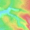 Carte topographique Les Fenasses, altitude, relief