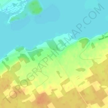 Carte topographique Hayburn, altitude, relief