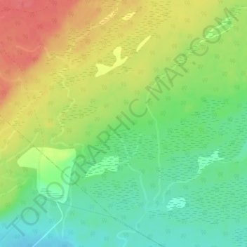 Carte topographique La Grande Savane, altitude, relief