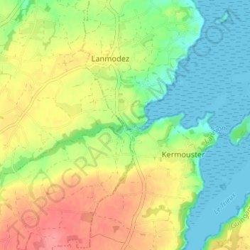 Carte topographique Pommelin, altitude, relief