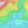 Carte topographique Anduins, altitude, relief