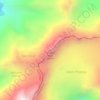 Carte topographique Hidden Peak, altitude, relief