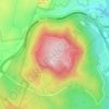 Carte topographique Bear Mountain, altitude, relief