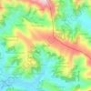 Carte topographique Bwindi, altitude, relief