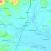 Carte topographique Wangon, altitude, relief