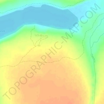 Carte topographique Sinoni, altitude, relief