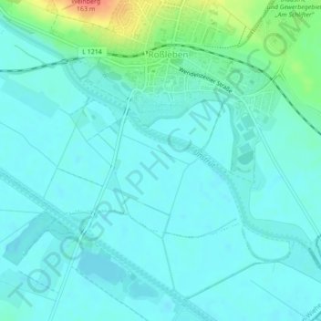 Carte topographique Wörl, altitude, relief