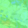 Carte topographique Waldow/Brand, altitude, relief