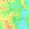 Carte topographique Le Champ Rabey, altitude, relief