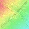 Carte topographique Rakaia, altitude, relief
