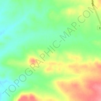 Carte topographique Tarquina, altitude, relief