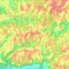 Carte topographique Beaumanoir, altitude, relief