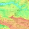Carte topographique Les Clayes-sous-Bois, altitude, relief