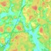 Carte topographique Trensum, altitude, relief