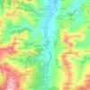 Carte topographique Roncole, altitude, relief