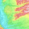 Carte topographique 38150, altitude, relief