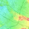 Carte topographique 69800, altitude, relief