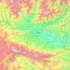 Carte topographique Nangarhar Province, altitude, relief