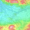 Carte topographique Mallemort, altitude, relief