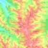 Carte topographique Gazax-et-Baccarisse, altitude, relief