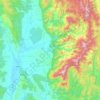 Carte topographique Pua District, altitude, relief