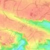 Carte topographique Pecqueuse, altitude, relief