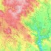 Carte topographique Lauresses, altitude, relief