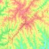 Carte topographique Mooresville, altitude, relief