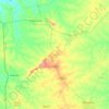 Carte topographique Copargo, altitude, relief