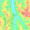 Carte topographique L'Isle-de-Noé, altitude, relief