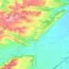 Carte topographique Le Fousseret, altitude, relief