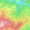 Carte topographique Campoussy, altitude, relief