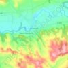 Carte topographique Briatexte, altitude, relief