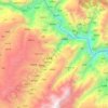 Carte topographique 支尔莫乡, altitude, relief