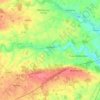 Carte topographique Dangeau, altitude, relief