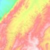 Carte topographique Toucountouna, altitude, relief
