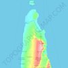 Carte topographique Bontomatene, altitude, relief