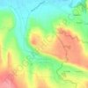 Carte topographique Saint-Martin-des-Plains, altitude, relief