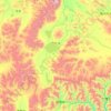 Carte topographique 巴扎乡, altitude, relief