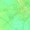 Carte topographique قضاء الکرخ, altitude, relief