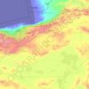 Carte topographique Semnan (provincie), altitude, relief