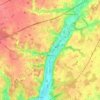 Carte topographique Reugny, altitude, relief